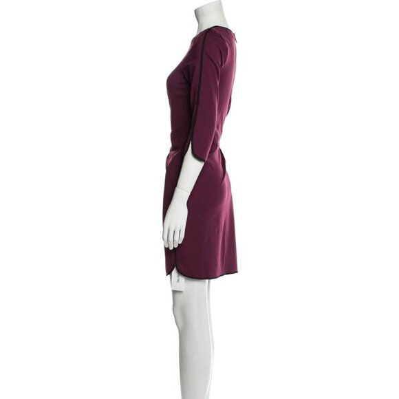 NWT‎ Cynthia Rowley Maroon Shift Dress Sz12 - Picture 3 of 10